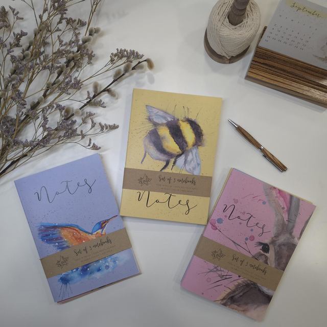 Set of 3 A5 Notebooks