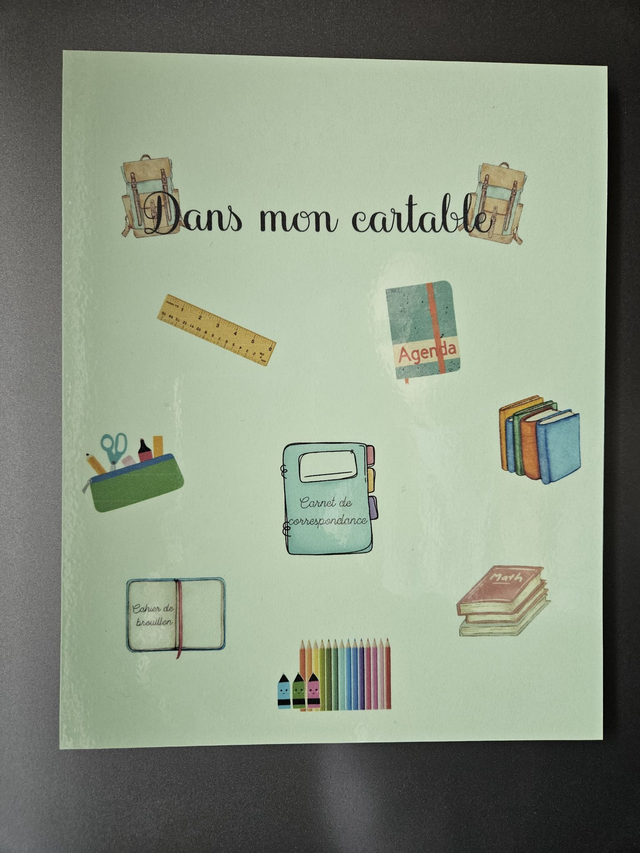 Carte mentale: dans mon cartable