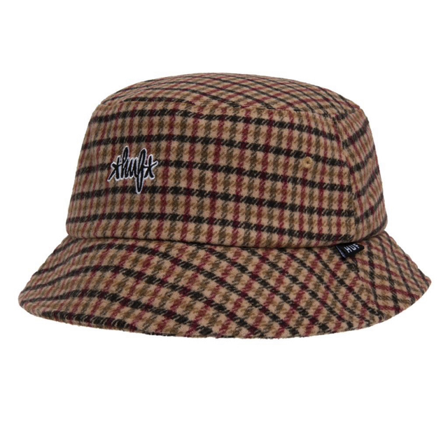 HUF Watson Tweed Bucket hat - Brown