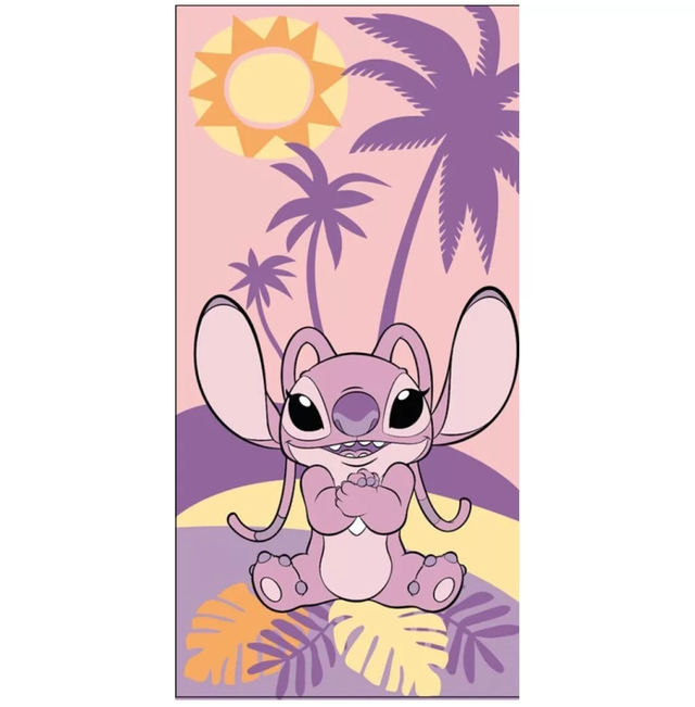 🌴 Serviette de bain Disney Lilo & Stitch Paradise – 70x140 cm – Séchage rapide