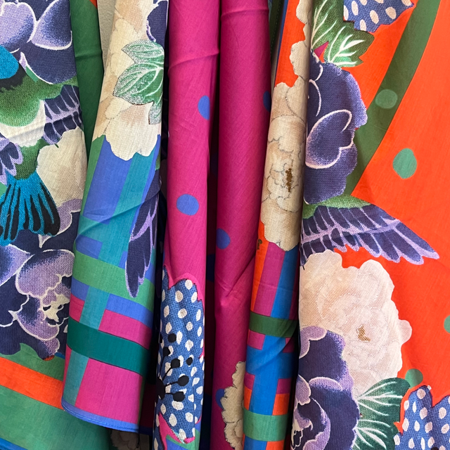 Foulard Paréo - Popeline de Coton - Vert