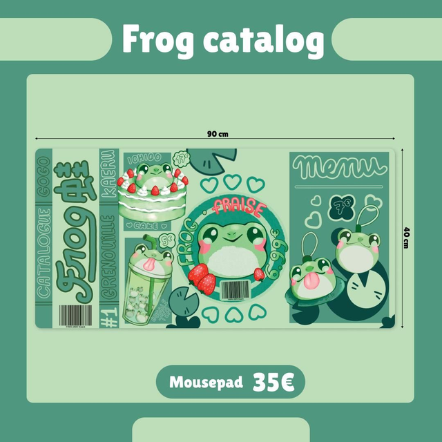 Mousepad Frog