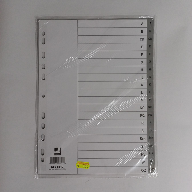 Q-Connect Register grau A4 20-teilig