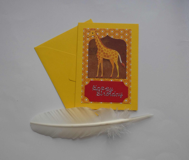 Une girafe pour un anniversaire