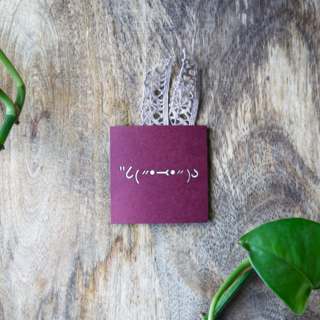 Mini-Carte Kaomoji "JPP" (5 x 5 cm)