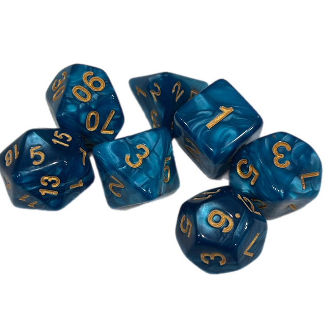 Dés -Set de 7 formes