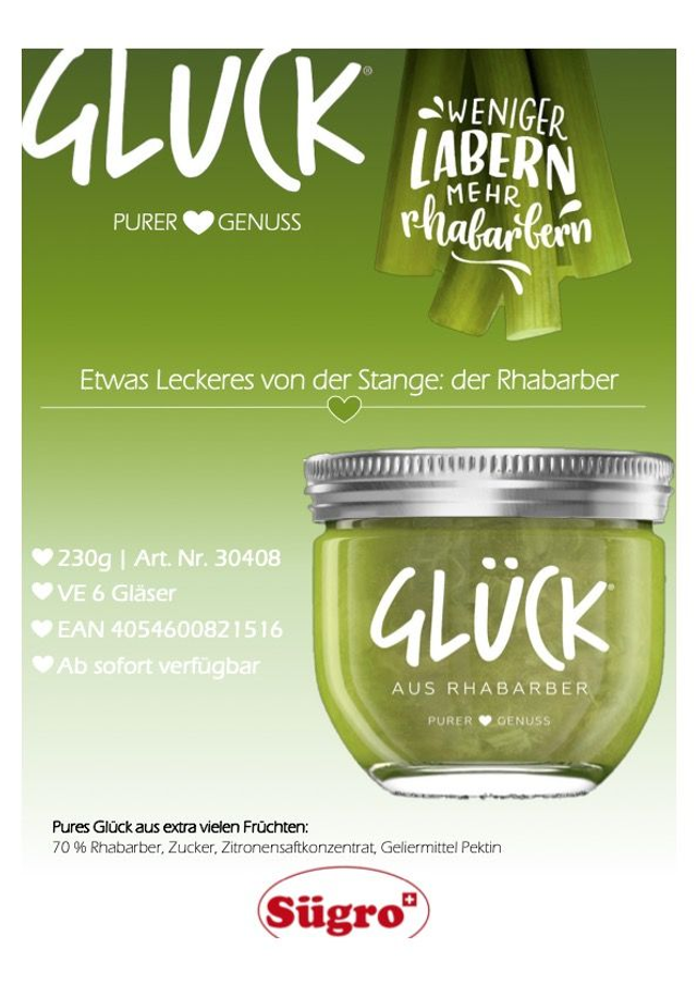 Glücksmarmelade Rhabarber inklusive Glückscoaching per Video