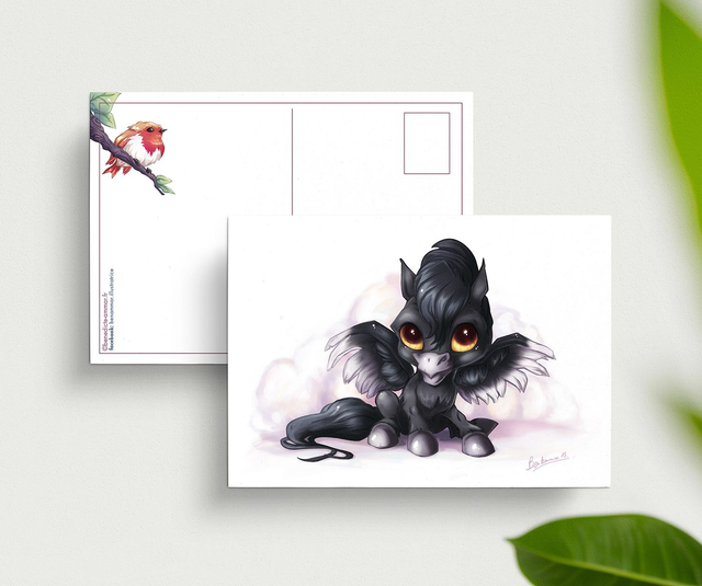 Carte postale Pégase