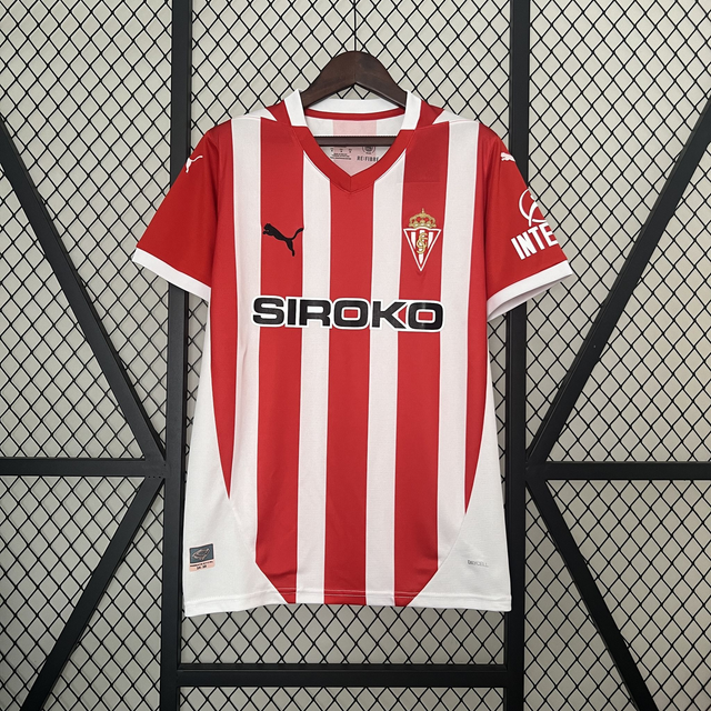 Camiseta 1ª Sporting de Gijón- Versión Fan - 24-25