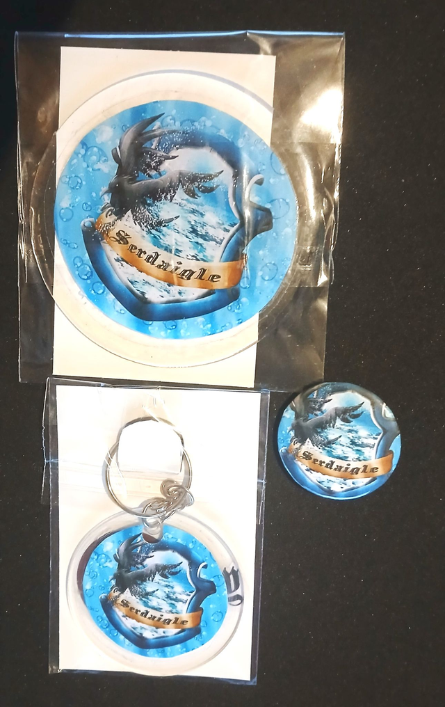 Serdaigle Lots porte clé, badge et sous verre