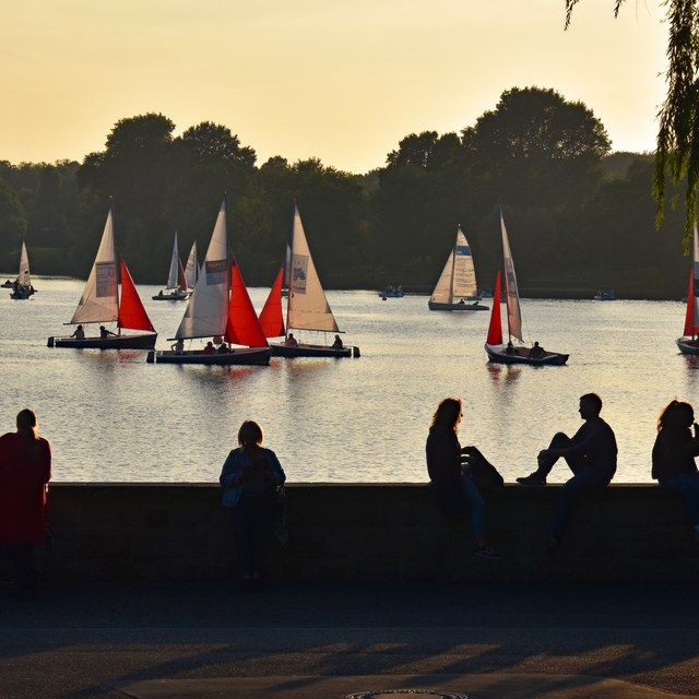 Segelregatta am Aasee