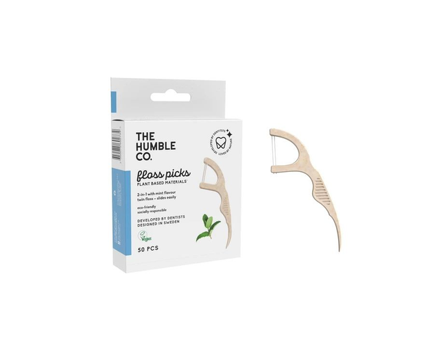 [The Humble Co.] Tandenstokers + Flosdraad - Mint