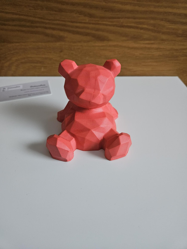 Support téléphone ours rouge