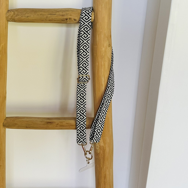 Telefoonkoort zwart/wit