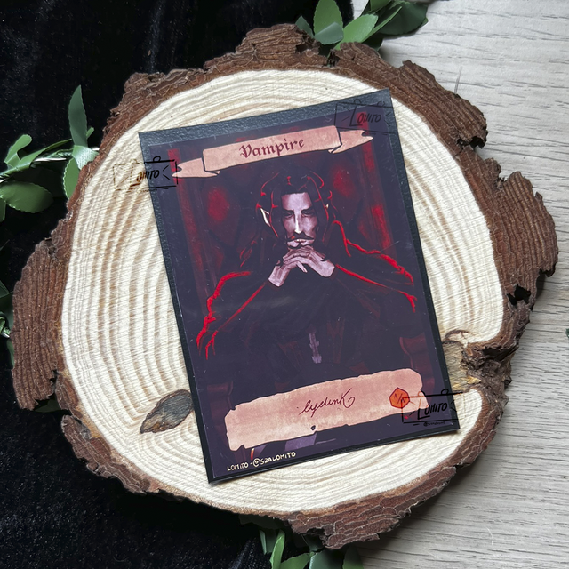 Token MTG vampiro Drácula