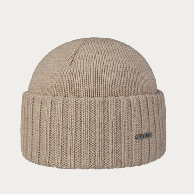 Stetson Beanie Merino beige 