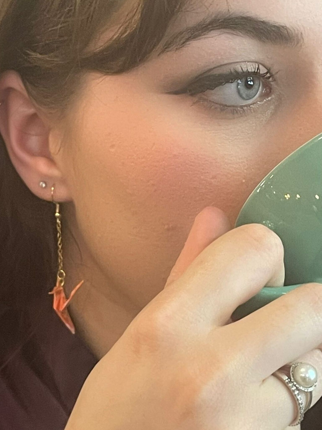 Boucles d'Oreilles longues "Colibri"