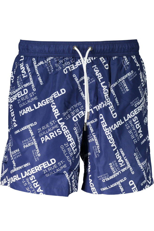 KARL LAGERFELD BEACHWEAR COSTUME PARTE SOTTO UOMO BLU