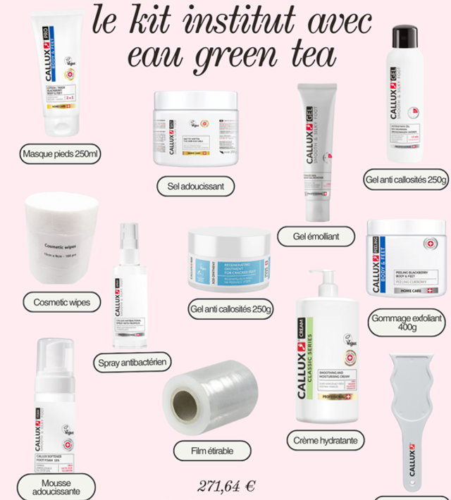 KIT INSTITUT AVEC EAU GREEN TEA 