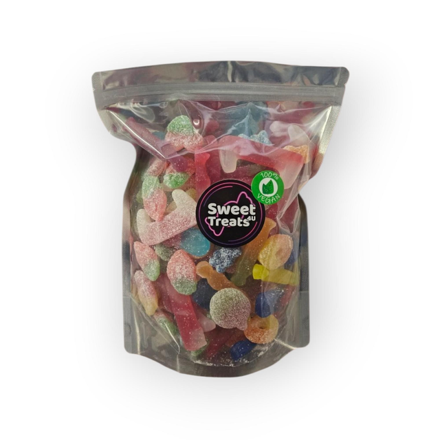 1kg Vegan & Vegetarian Mix - Assortment of popular fizzy and gummy sweets