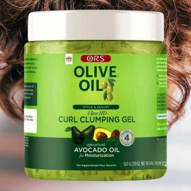 ORS Olive Oil Ultra HD Curl Clumping Gel – 567g | Smoothing Gel &amp; Shine

