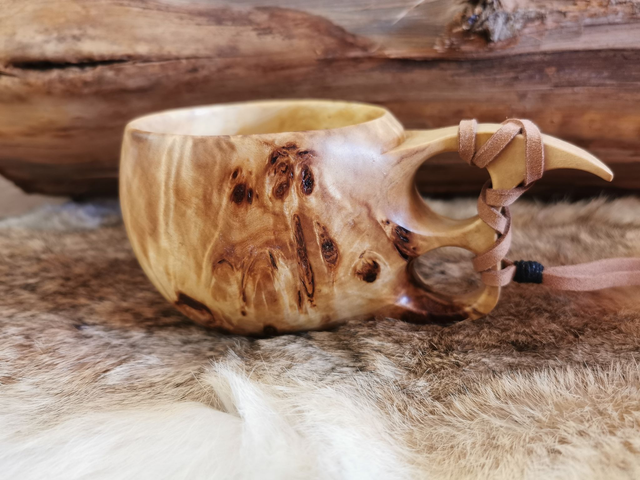 Populus - Authentique Kuksa en loupe de Peuplier