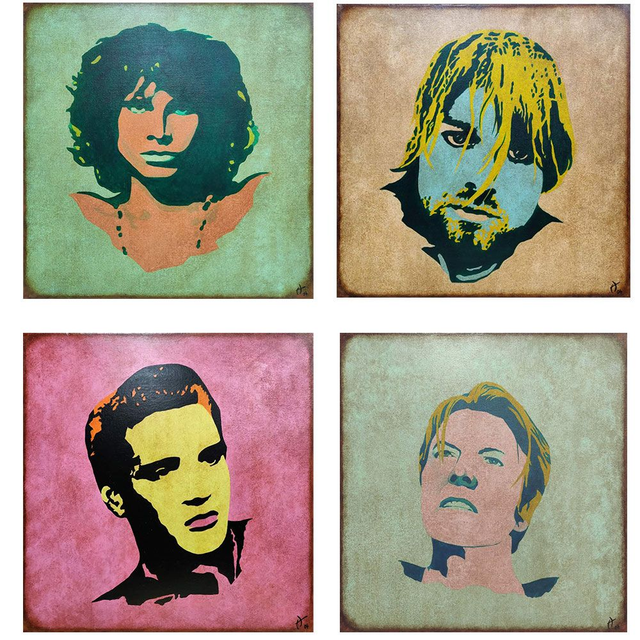 "LES 4 ROCKEURS" Œuvres Originales