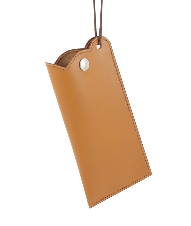 Etui à Lunettes avec cordon MEGANE Marron Camel