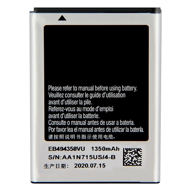 Batterie d'origine originale EB494358VU pour Samsung Galaxy Ace S5830