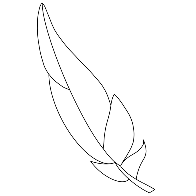 Vitrail Plume à personnaliser