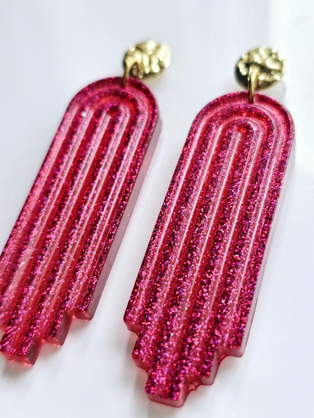 ARTY fines paillettes fuchsias