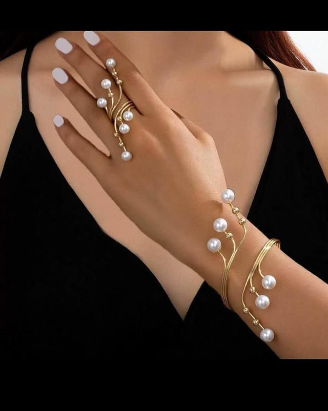 Ensemble bague et bracelet 