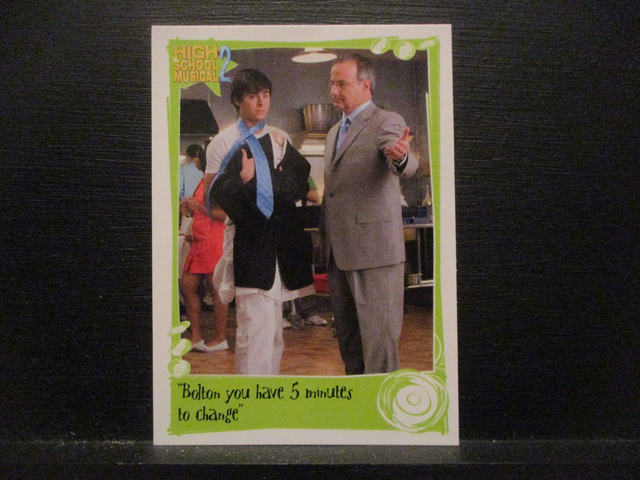 High School Musical 2 Original Trading Card #75