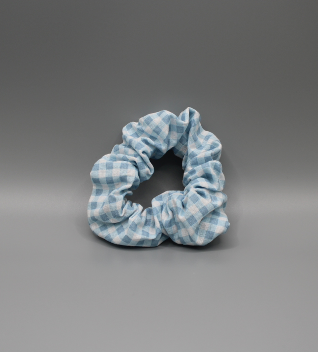 Blue and white checkered 