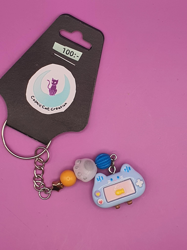 Keychain Kitty Console Blue 