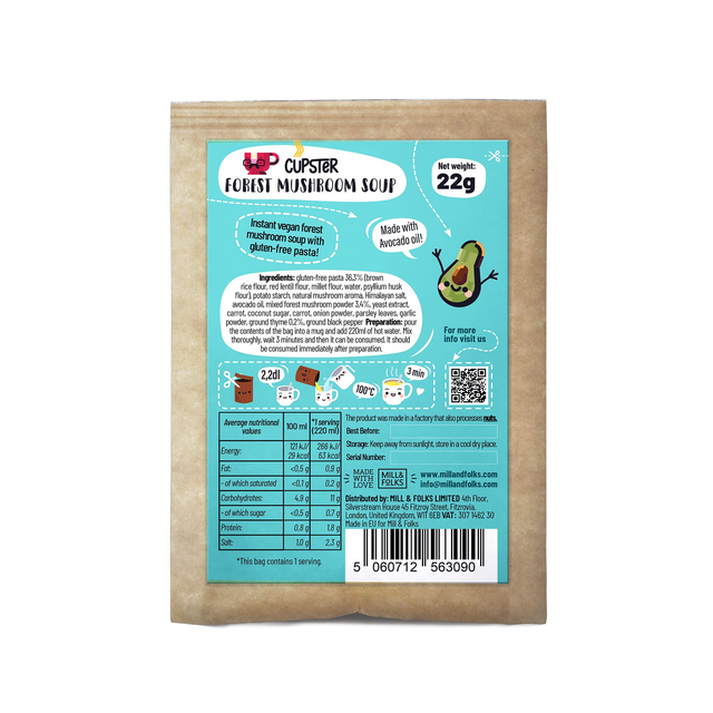 Instant Forest Mushroom Soup 22g