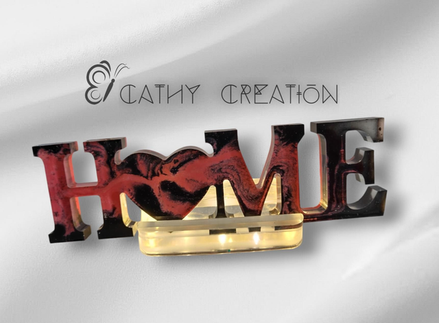 Home et son support lumineux 