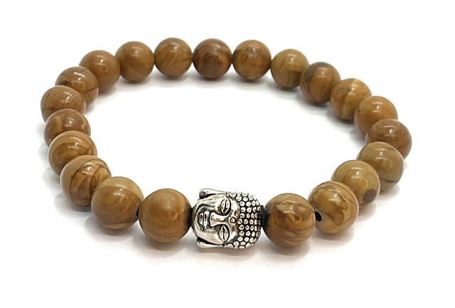 Bracelet Bois fossilisé 8 mm 