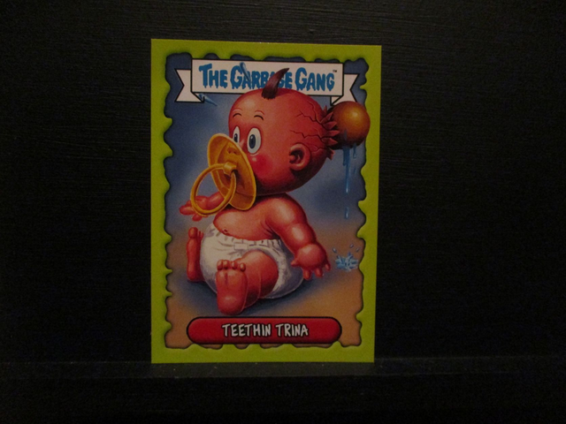 Teethin Trina - (Topps) The Garbage Gang Original Trading Card #21