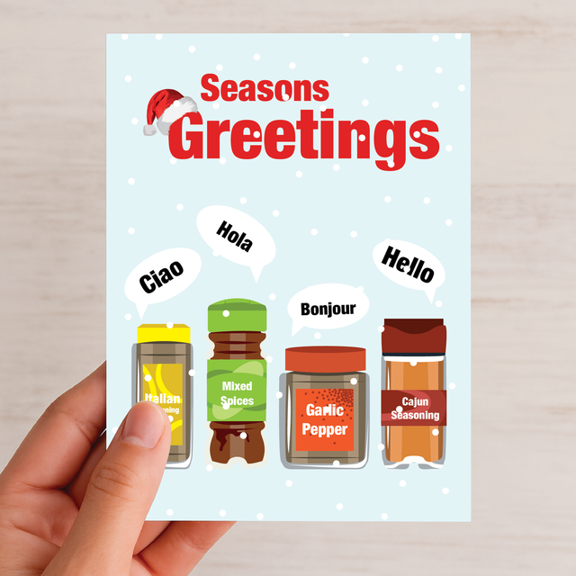 Seasons Greetings - Christmas Card