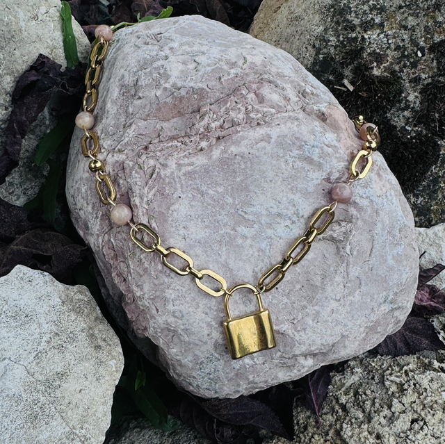 Collier SANSA pierre de soleil