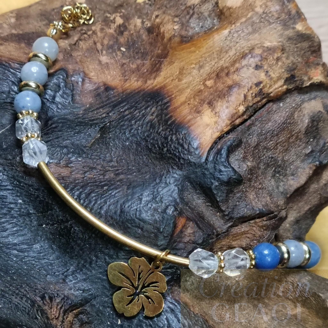 Bracelet "Diana" perles commander uniquement au paiement prévoir délai de 15 jours ouvrable