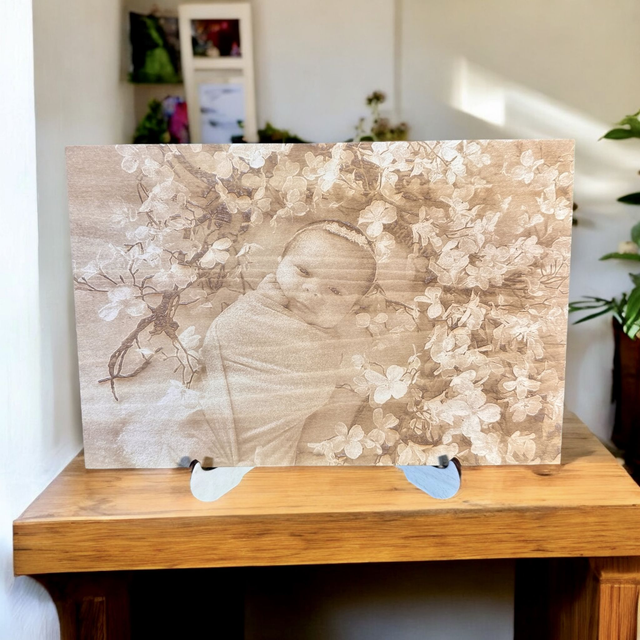 Gravure Photo sur Bois 