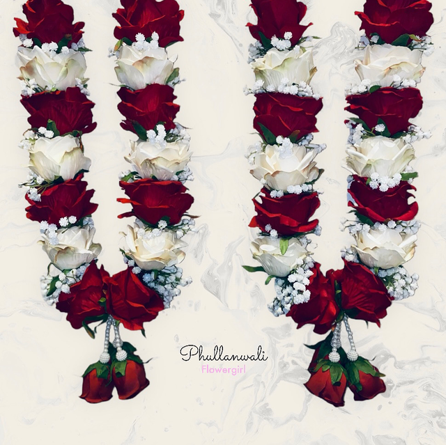 Silk Flower Couple Garlands