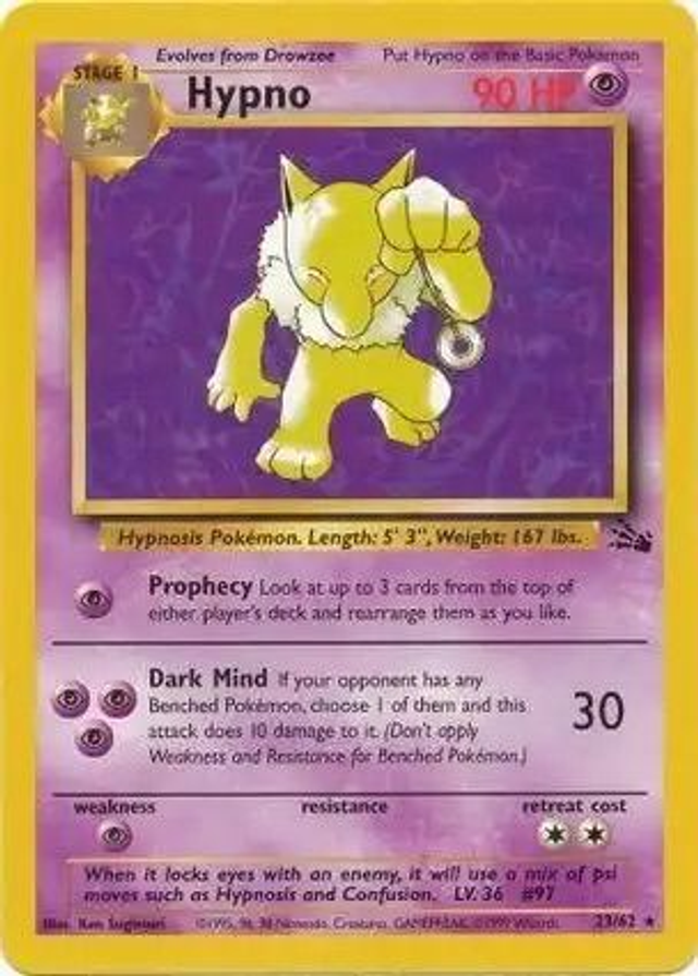 Hypno - 23/62 (Fossil Unlimited)