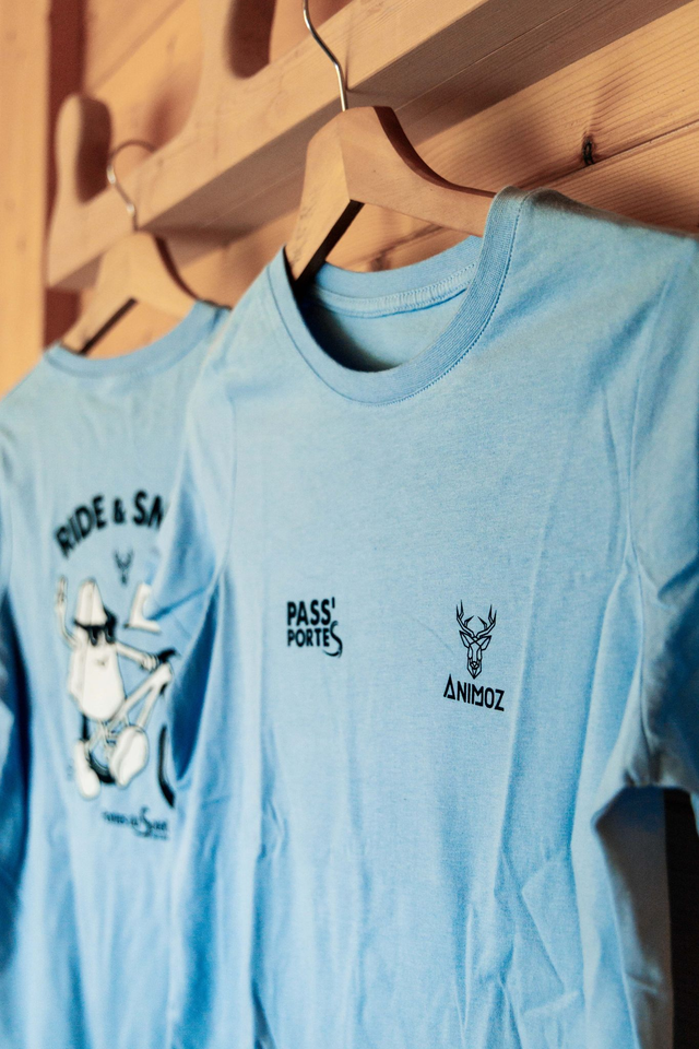 T-shirt Kids - bleu - Animoz x Pass'Portes 