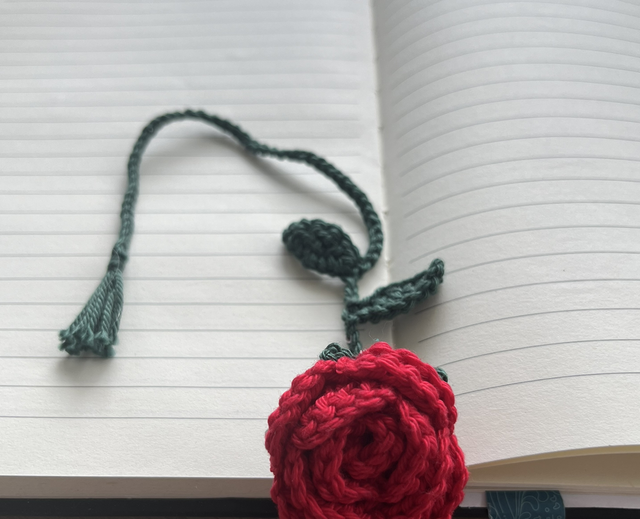 Marque page rose