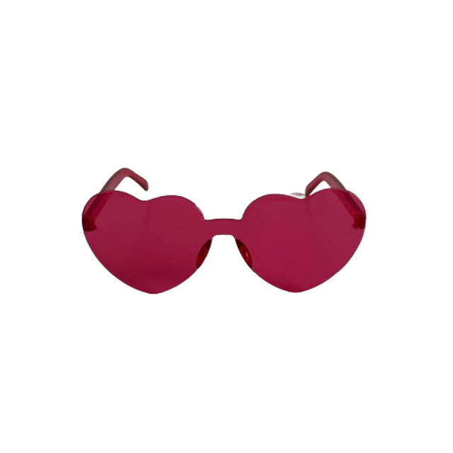 Lunette Coeur Fuchsia 