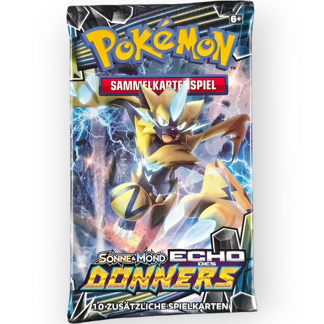 Pokémon Echo des Donners Booster – Zeraora Artwork – Deutsch