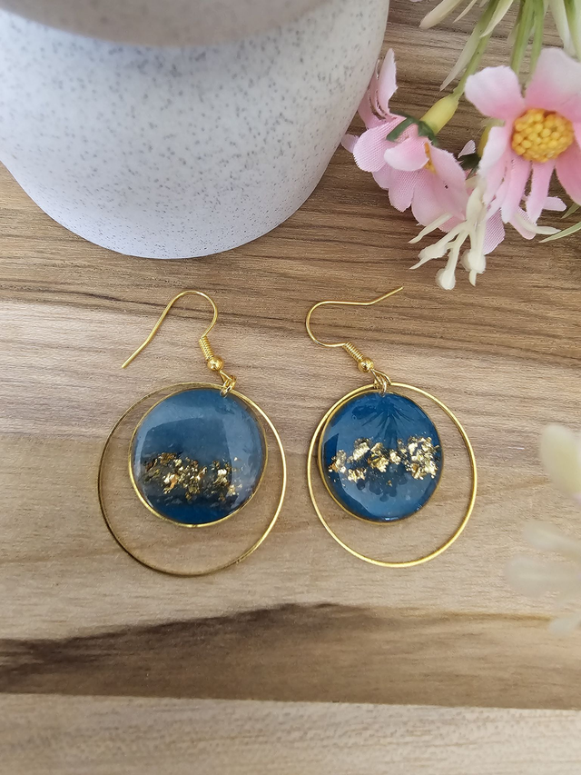 🌊 Double anneau &quot;Lagon d&#039;Or&quot; – La fraîcheur d’un rêve tropical 🌊